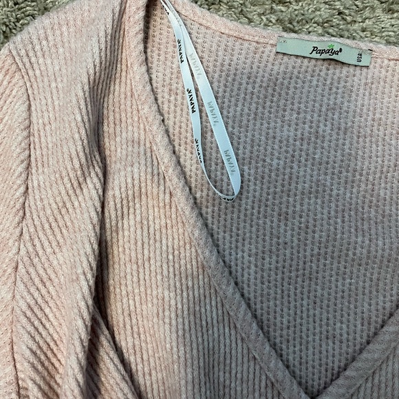 🎁 Papaya Cute Pink Sweater - Picture 3 of 6